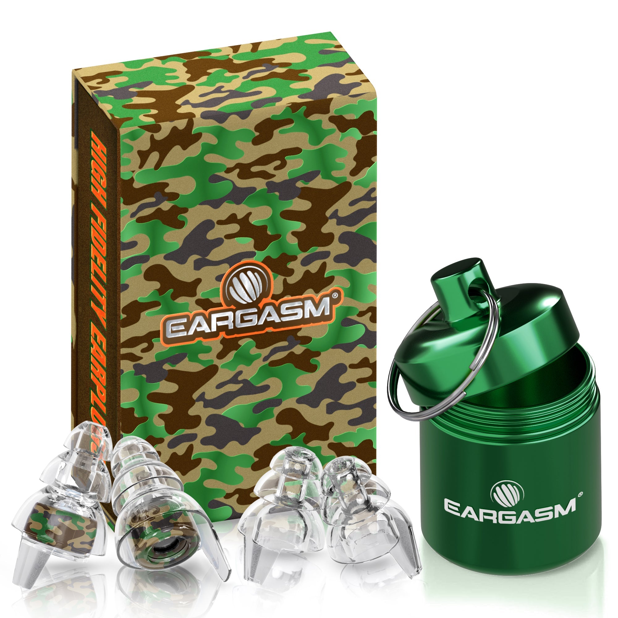 High Fidelity Earplugs Camofield