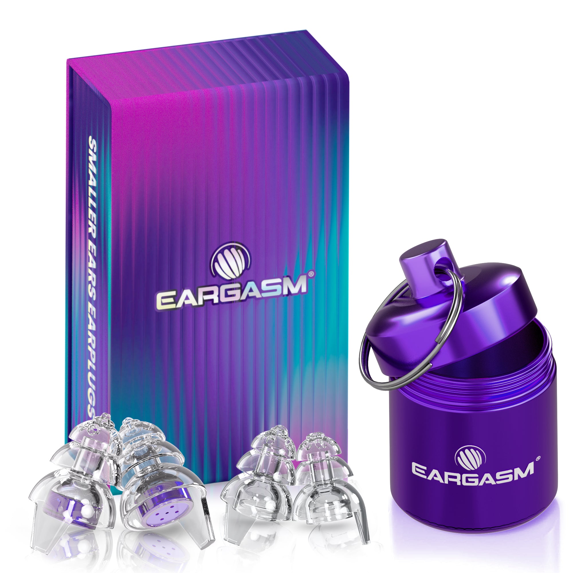 Smaller Ears Earplugs: Hyperviolet Edition